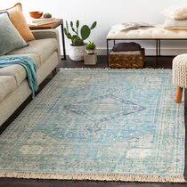 With a classic persian look and fun modern colors, the priceton area rug from rizzy home can bring even those on a budget huge update to their space. Modern Blue Gray Silver Area Rugs Allmodern