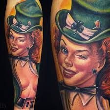 Irish Face Tattoo