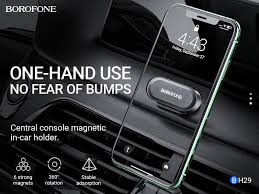 The headset holder is made of heavy duty durable abs material with black texture coating. Borofone Bh29 Graceful In Car Holder Products News Borofone Fashionable Mobile Accessories