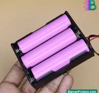 3 Chamber 18650 Battery Holder Case for Robotics