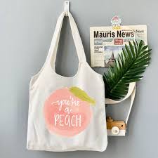 Túi Tote Quai Tròn Bích Ngân - You're A Peach - FAHASA.COM