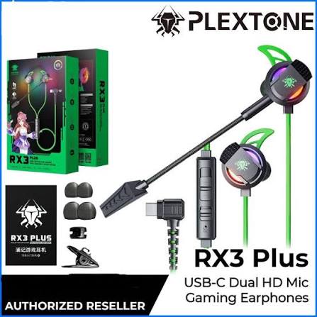 Plextone RX3 Gen II Detachable Boom Microphone and Metal Housing
