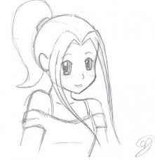 Drawing Pencil Easy Girl 33 Ideas Anime Drawings Sketches Cartoon Girl Drawing Anime Drawings Tutorials