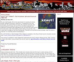 Presse Archiv - KRAUT! - Die innovativen Jahre des Krautrock 1968-1979 -  musicstreetjournal.com | Bear Family Records