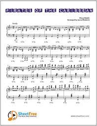 The atmosphere of the brilliant and successful walt disney film pirates of the caribbean was partly defined by the exciting dramatic and powerful film music of klaus badelt. Pirates Of The Caribbean Sheet Music For Piano Download