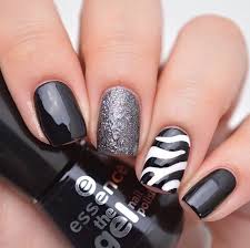 Black And White Cheetah Print Nails Fabulous Black White Silver Zebra Manicure By Beautyaddictedd Using Our Zebra Nail Stencils Found At Snailvinyl Zebra Nails Zebra Nail Designs Safari Nails