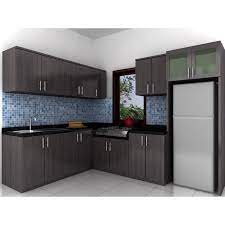 Harga kitchen set minimalis,kitchenset, kitchen set murah. Kitchen Set Dapur Minimalis Coklat Tua Shopee Indonesia