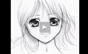 بالفيديو تعلم رسم الانمي بقلم الرصاص Art Female Sketch Female