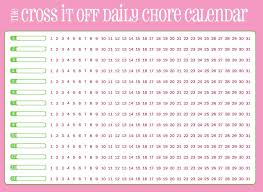 Printable Daily Chore Reward Chart K5 Worksheets