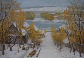 снег выпал только в январе на третье в ночь V Tot God Osennyaya Pogoda Stoyala Dolgo Na Dvore Stihi Pushkina