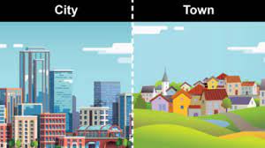 Start studying city vs town. Difference Between A City And A Town Defining Places