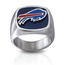 Nfl Buffalo Bills Mens License Stainless Steel Logo Ring Size 10 Blue For More Information Visit Image Buffalo Bills Logo Nfl Buffalo Bills Buffalo Bills