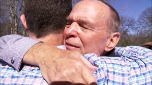 Heart transplant recipient meets father of donor