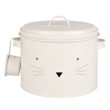 Une Chose Est Sure Vous Vous Ne Vous Y Tromperez Pas Quand Vous Piocherez Dedans Avec Son Imprime Chat La Boite A Croquettes Croquette Pour Chat Croquettes