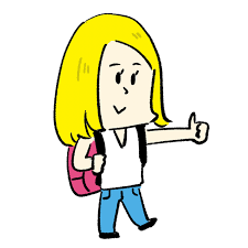 サムズアップしている金髪の女性のイラスト 女性 イラスト イラスト サムズアップ