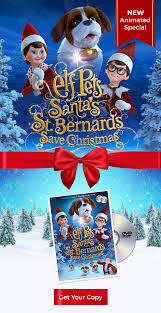 Elf Pets Santa S St Bernards Save Christmas Dvd Elf Pets Christmas Elf Elf