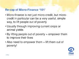 They see it as a way to reduce poverty in disadvantaged communities at. Ppt Microfinance And Entrepreneurship Powerpoint Presentation Free Download Id 5927100