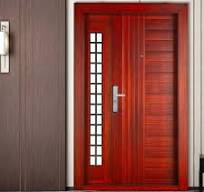 Cheap Steel Double Leaf Door with Unequal Leaves Single Security Mom and Son Entrance Exterior Steel Door for House Workshop