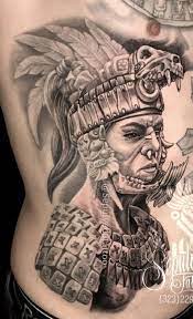 Aztec eagle head shoulder tattoo. The History Of Aztec Tattoos And Their Meanings
