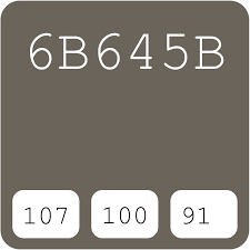 Trim is sherwin williams sw7005 pure white. Sherwin Williams Porpoise 7047 6b645b Hex Color Code Rgb And Paints