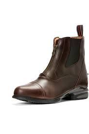 ariat womens devon nitro zip paddock boots wax chocolate