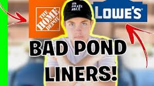 Great savings & free delivery / collection on many items. Why Not To Buy Pond Liner From Lowes Home Depot Youtube