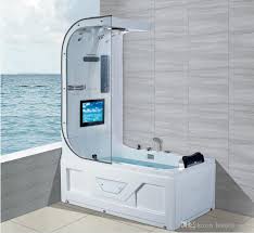 Shop jacuzzi brand whirlpool tubs. 2021 1600mm Whirlpool Waterfall Bathtub Hydromassage Surfing Top Shower Tv Thermostatic Function Indoor Tub Ns3220 From Hansen Peng 3 698 5 Dhgate Com