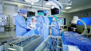 Surgical Healthcare Medical Training Team In Scrubs In The Hospital Operating Stock Footage Training Team Medic Medical Training Orthopedics Medical Equipment