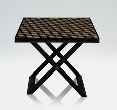 The table is structured with steel and finished with the best italian leather available. Oreste Coffee Table Armani Casa Luxury Furniture Mr