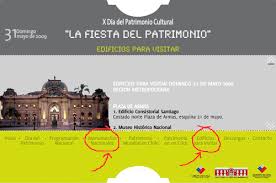 Así como en anteriores versiones del día del patrimonio el público hacía fila por ingresar a monumentos nacionales, palacios y museos, se espera que este año familias completas se distraigan del confinamiento y puedan realizar visitas y recorridos virtuales para recorrer, viajar y escuchar historias sobre el patrimonio cultural en distintos lugares de chile. Dia Del Patrimonio Cultural Chilean Cultural Heritage Day Cachando Chile Reflections On Chilean Culture