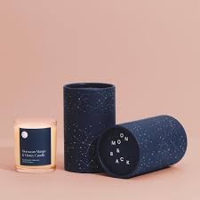 Memory Capsule Gift Cylinders For Moonandbackco Wedding Films Concept And Design By U Candle Packaging Design Creative Packaging Design Gift Packaging Design