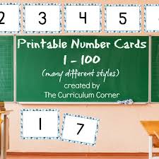 Check spelling or type a new query. Printable Number Cards 0 100 The Curriculum Corner 123