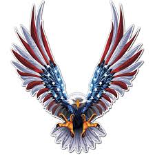 Black And White American Flag Eagle Decal American Eagle Flag Wings Decal American Flag Sticker American Flag Decal American Flag Sticker Decals