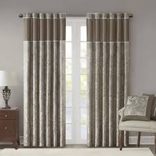 Rated 4.5 out of 5 stars. Alcott Hill Pokanoket Paisley Room Darkening Rod Pocket Curtain Panels Reviews Wayfair Blue Brown Room Window Curtains Brown Rooms
