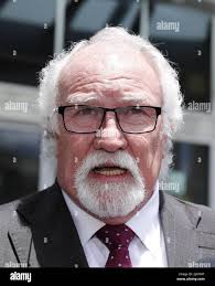 Chris Hannay, lawyer for Linda Brooks and former Olympian Neil Brooks,  speaks to the media outside the Magistrates Court, Brisbane, Monday,  November 13, 2017. Former Olympic swimmer Neil Brooks has appeared in