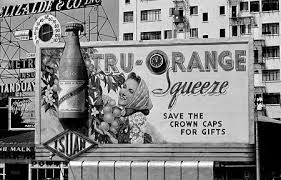 Billboard Advertisement For Tru Orange Drink North Bank Of The Pasig River West Of The Jones Bridge Manila Philippines 1 Manila Philippines Culture Philippines