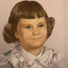 DICK BRIEFER (FRANKENSTEIN COMICS) PASTEL CHILD’S PORTRAIT. 10 x 13 SIGNED