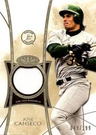 Canseco's topps rookie card, however, was far behind … because it wouldn't exist until november or so, when the topps traded set hit hobby shelves. Jose Canseco Baseball Rookie Card