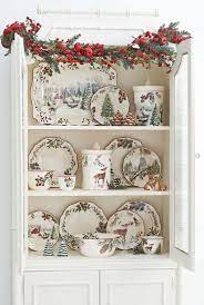 Wow You D Never Guess These Lovely Dishes Were From Walmart I D Never Seen Them Displayed Like This I Bought Six Of Christmas Tableware Decor Christmas Home