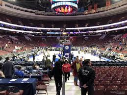 wells fargo center section 119 philadelphia 76ers