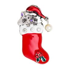 vintage christmas brooches