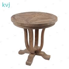 Fall tree pallet coffee table. China Kvj 7390 Rustic Vintage Reclaimed Elm Wooden Round Side Table China Reclaimed Wood Furntiure Vintage Furniture