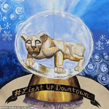 Nittany Lion Christmas Mural In 2021 State College State College Pa Nittany Lion
