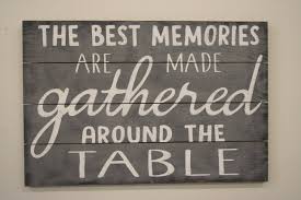 The Best Memories Are Made Gathered Around The Table Wood Kitchen Dining Sign Decorationkotchen Dining Decor Kitchen Signs Room Signs