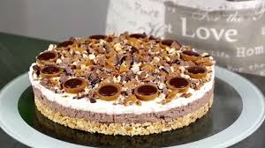 150 gpuderzucker 1 pck.vanillezucker zubereitung mehl un. Video Und Rezept Toffifee Torte Ein Kochvideo Club Of Cooks Rezept Toffifee Torte Ohne Backen Toffifee Torte Kuchen Und Torten