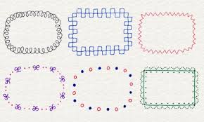 ４色ボールペンで かわいいイラスト描けるかな ボールペン イラスト 手書きフレーム メッセージカード イラスト