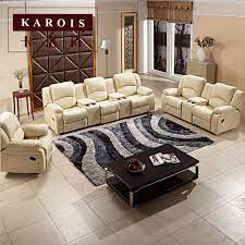 Wide and generously padded, the arms enhance this piece's cozy appeal. Karois R09 Recliner Sofa Sectional Sofa Factory Sale Living Room Sofa Furniture Air Leather Hot Selling Living Room Sofas Aliexpress