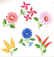 I've started a new floral embroidery, inspired by the floral patterns of traditional kalocsa hungarian embroidery. Embroidery Of Kalocsa Bacs Kiskun County Hungary Hungarian Embroidery Folk Embroidery Embroidery Patterns