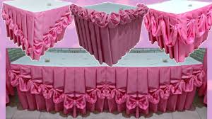 Table Skirting Knife Pleats W Simple Design At Home Knife Pleats Table Design Ideas Table Tutorial Youtube Nel 2020 Palloncini 30 Compleanno Addobbo