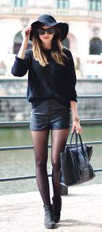 Pin By Velti On Shorts Black Street Fashion Fashion Winter Fashion